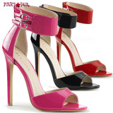 Pleaser | Sexy-19. Dual Buckled Ankle Strap Sandal