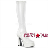 ELECTRA-2000, 5 Inch Heel Platform Boot, w/Zipper * Made by PLEASER Shoes