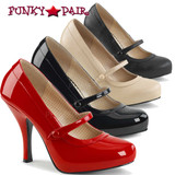 Pink Label | Pinup-01 Women Mary Jane Pump Size 9-16 | Funkypair.com