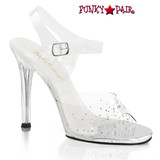 Fabulicious | Gala-08SD, 4.5 Inch Heel with Rhinestones on Vamp