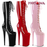 Pleaser Beyond-2020, 10" Extreme High Heel Knee High Boots