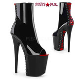 Corset Style Ankle Boots Pleaser Flamingo-1025