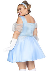 Leg Avenue LA-86879X, Plus Size Glass Slipper Sweetie Costume Back View