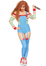 LA-86851, Killer Doll Costume by Leg Avenue full view
