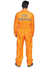 LA-86877, Men's Prison Jumpsuit Costume by Leg Avenue Back View