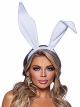 A2868, White Bendable Bunny Ears by Leg Avenue