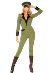 Military Army Babe Costume by Roma R-4924, Full View