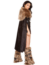 Roma | R-4896, Women's Northern Warrior Costume Back View