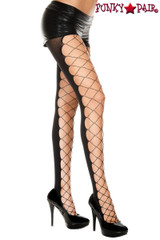 Music Legs ML-50019, Diamond Net Panel Pantyhose