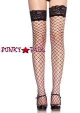 Fashion Stockings Fence Net Lace Top | Leg Avenue (9037) Color Black