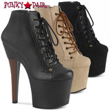 Pleaser | RADIANT-1005, 7" Ankle Platform Boots