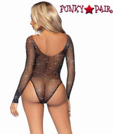 Leg Avenue LA81644, Galaxy Star Fishnet Bodysuit Back View