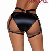 Leg Avenue KI4035, Wet Look O-ring Harness Back View