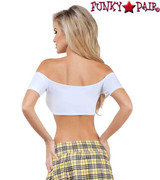 B9034, Crop Top Back View