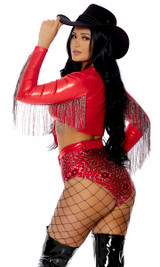 Forplay FP-552980, Rodeo Fever Sexy Cowgirl Costume Back View