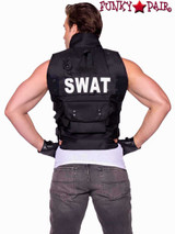 Leg Avenue LA87118, SWAT Commander Men's Costume Back View