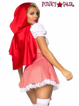 Leg Avenue LA87119, Fairytale Miss Red Costume Back View