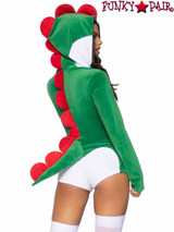 Leg Avenue LA87098, Comfy Super Dino Costume Back View