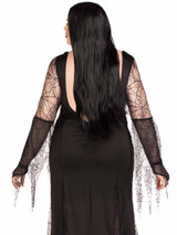 LA87182X, Plus Size Spooky Beauty Back View By Leg Avenue