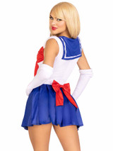 LA87164, Sexy Sailor Costume Back View By Leg Avenue