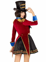 LA87163, Classic Ringmaster Costume Back View By Leg Avenue