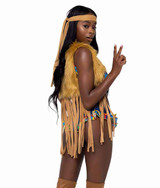 R-6205, Peace & Love Hippie Costume Back View