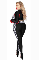 S6097X, Plus Size Not So Classic Nurse Costume Back View