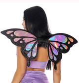 FP-990005, Iridescent Butterfly Wings Back View