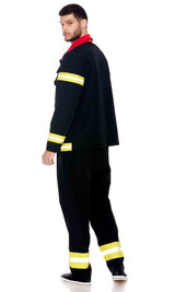 FP-553212, Where's The Fire Men's Firefighter Costume Back View