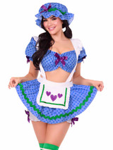 LA87257, Blueberry Babe Costume By Leg Avenue