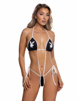 PBLI207, Black Bunny Sling By PlayBoy