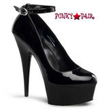 Pleaser | DELIGHT-686, 6 Inch Ankle Strap Platform Pump