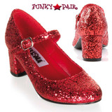 Funtasma | Women's SCHOOLGIRL-50G, Glitters Costume Shoes