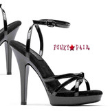 M-Gigi, 5 Inch High Heel with 1/2 Inch Platform Stiletto Heel Strappy Sandal Made by ELLIE Shoes