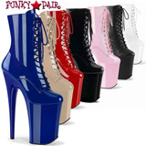 Pleaser | Infinity-1020, 9 Inch Exotic Dancer Platform Ankle Boots