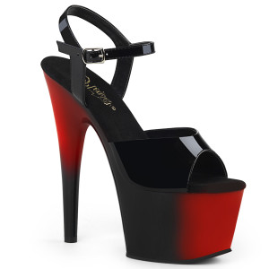 Pleaser | Adore-709BR, Ankle Strap Sandal with 2 Tone Platform