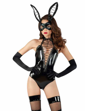 S2022,  Sexy Masked Bunny Adult Costume by Starline