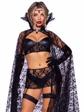 LA87147, Vampire Temptress Costume By Leg Avenue