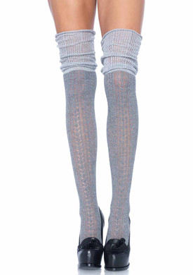 Grey Acrylic over the Knee Sock, LA6906