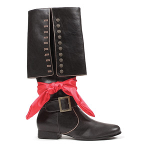 121-Captain, Men Black Pirate Boots