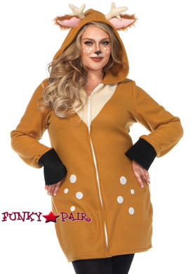 Plus Size Cozy Fawn Women's Costume | Leg Avenue LA-85587X