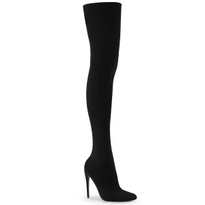 Courtly-3005, 5 Inch Stretch Pull On Boots by Pleaser