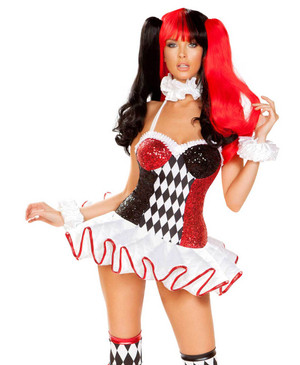 Roma | R-4903, Women's 3pc Joke Lover Costume