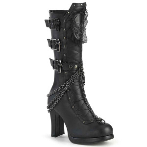 Demonia  KERA-303, Thigh High Boots with Bow Accents