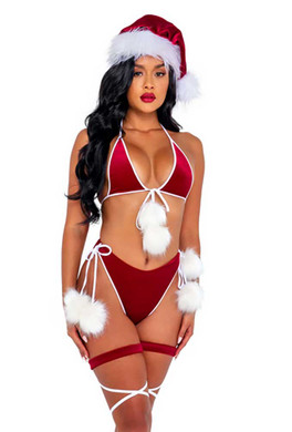 C206, Santa Holiday Spirit Bikini By Roma