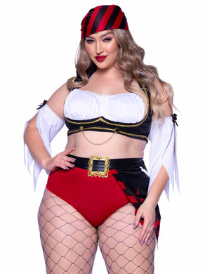 Women's Plus Size Ruthless Pirate Wench Costume