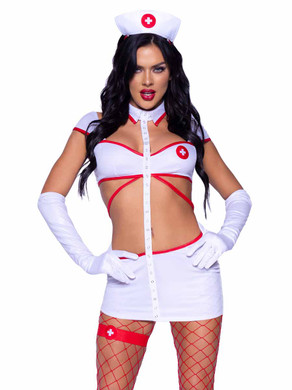 LA87135, Handcuff Hottie Costume By Leg Avenue