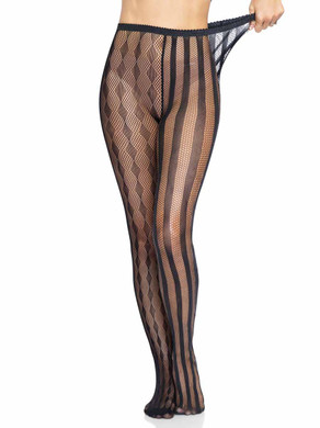 Fashion Mesh Tights Women Hose Fishnet Stockings Designer Tights Leopard  Print Black Net Tights-sexy Stockings-2
