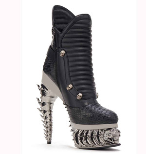 NAGA, Ankle Boots with Skull By Hades