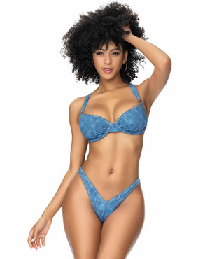 MA67082, Denim Underwire Bikini By Mapale